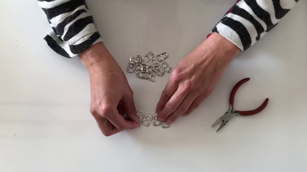 Schakel maken van frisdrank lipjes