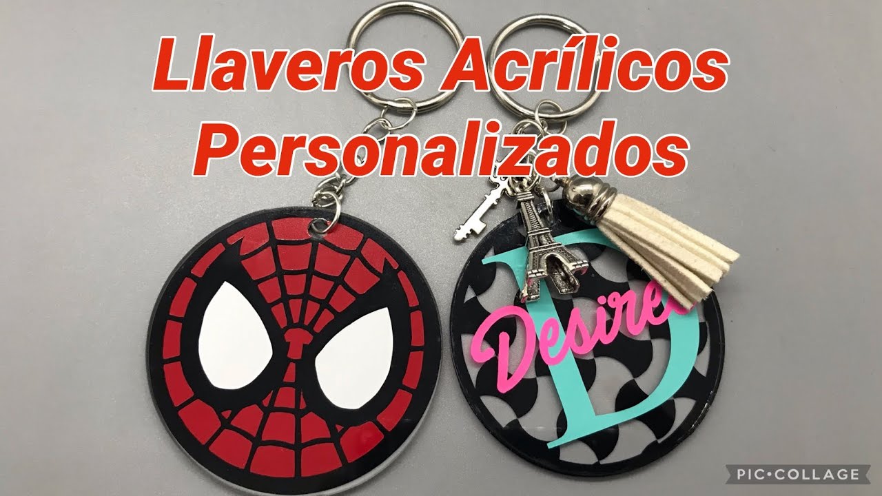 Cómo hacer llaveros acrílicos con vinil de corte ! Te explicamos 🔊 Ya somos 1000 🥳