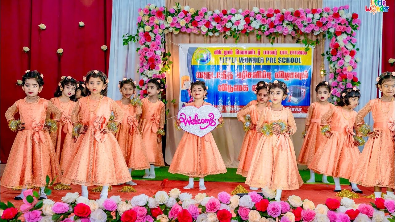 Welcome Song & Dance Performance | Preschool Annual Function - 2024