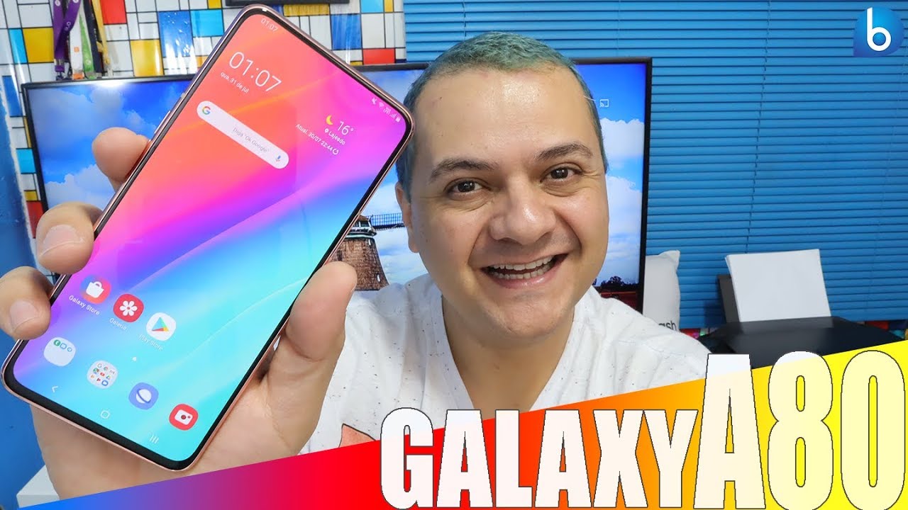 GALAXY A80 | SELFIES COM QUALIDADE DE CÂMERA TRASEIRA! UNBOXING E IMPRESSÕES