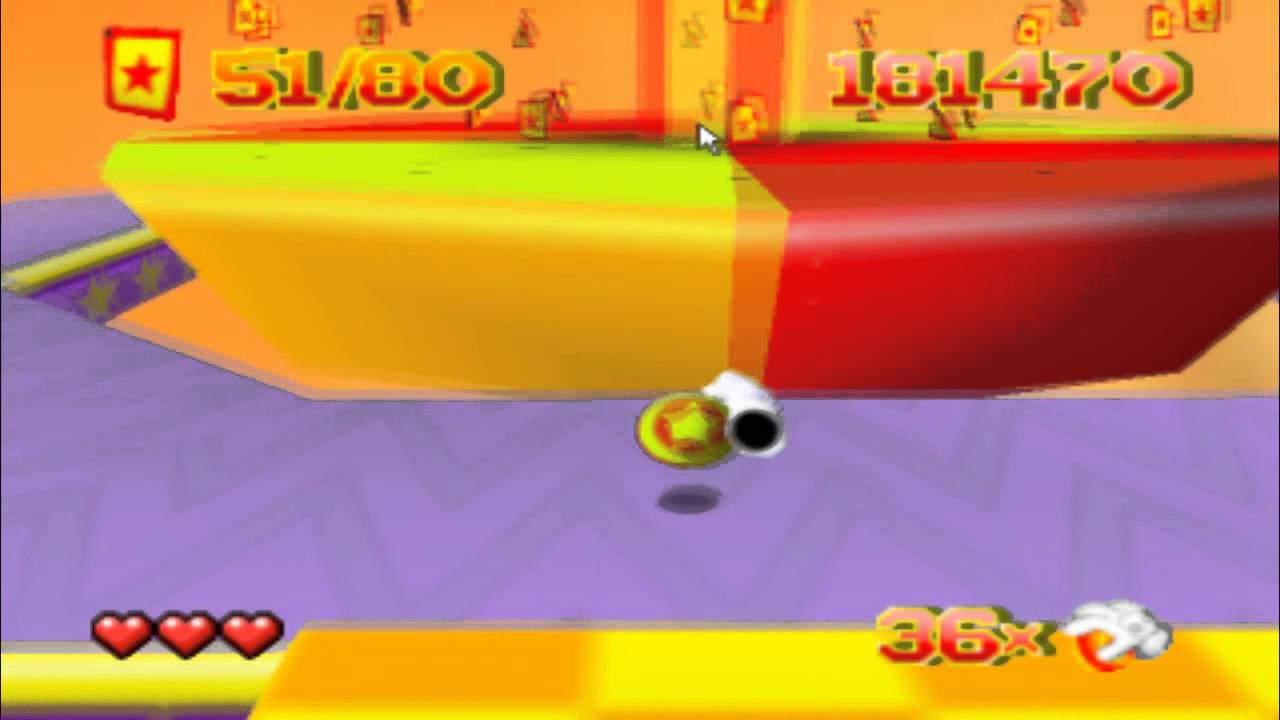 [Gameplay] Glover N64 Playthrough: Carnival 3