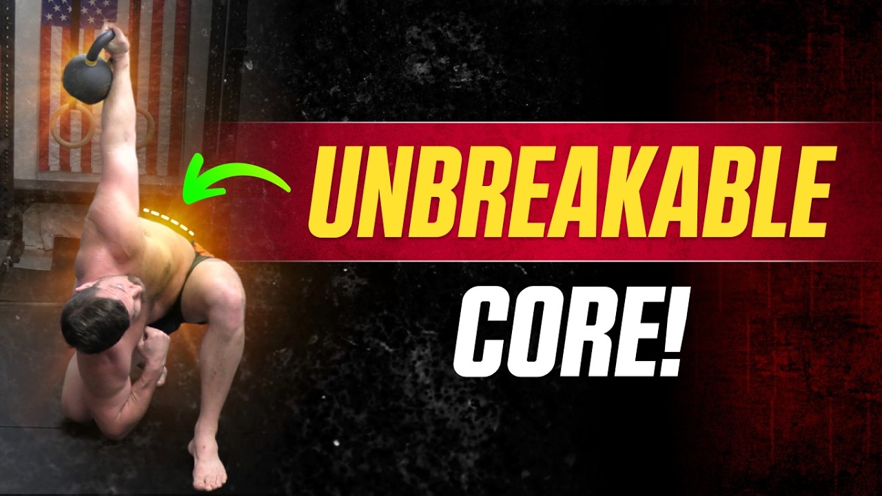 INTENSE Single Kettlebell Core Routine [Build SERIOUS Core Strength & Muscularity]