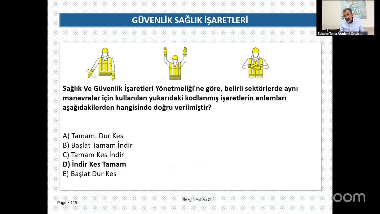 SEKA VE TEMA AKADEMİ ORTAK SINAV KAMPI 6.GÜN (İGU-İYH-DSP ORTAK KONU)