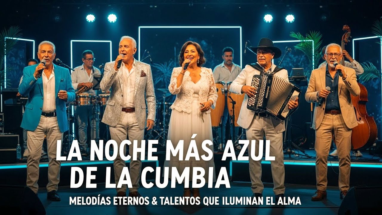 💙✨La Noche Más Azul de la Cumbia | Melodías Eternas & Talentos que Iluminan el Alma