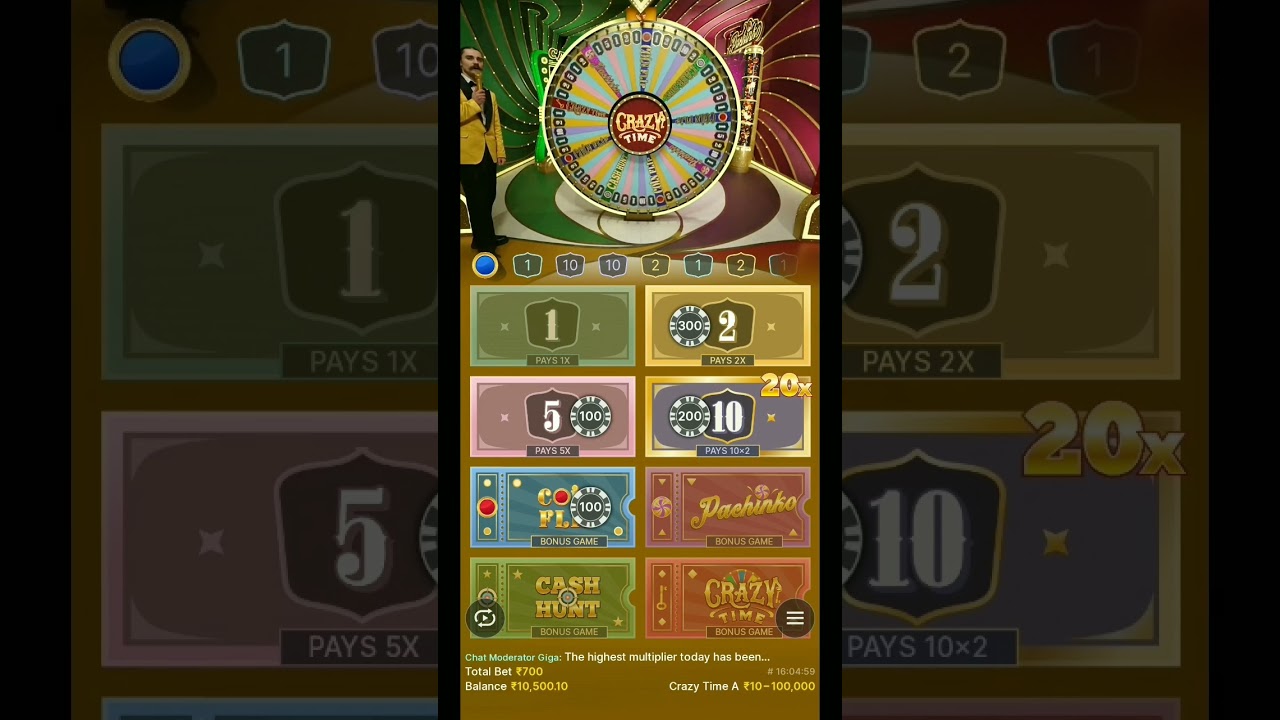 Crazy time big win on 10 with top slot | Crazy time | Casino | Evolution Gaming