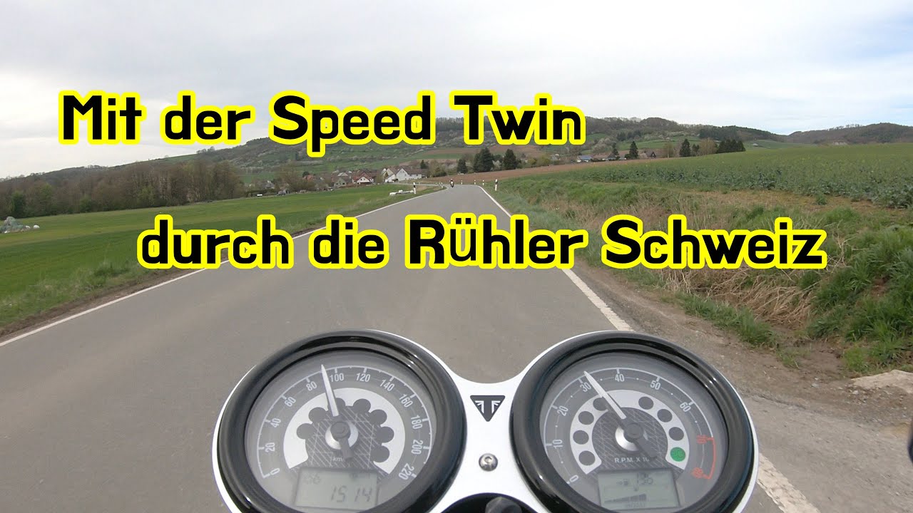 Mit der Speed Twin durch RühlerSchweiz - #raw sound
