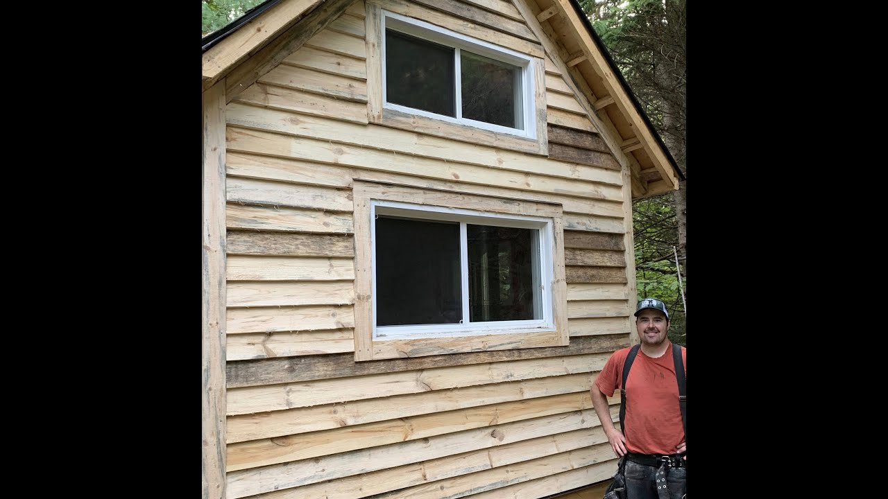 Tiny House Siding Installation