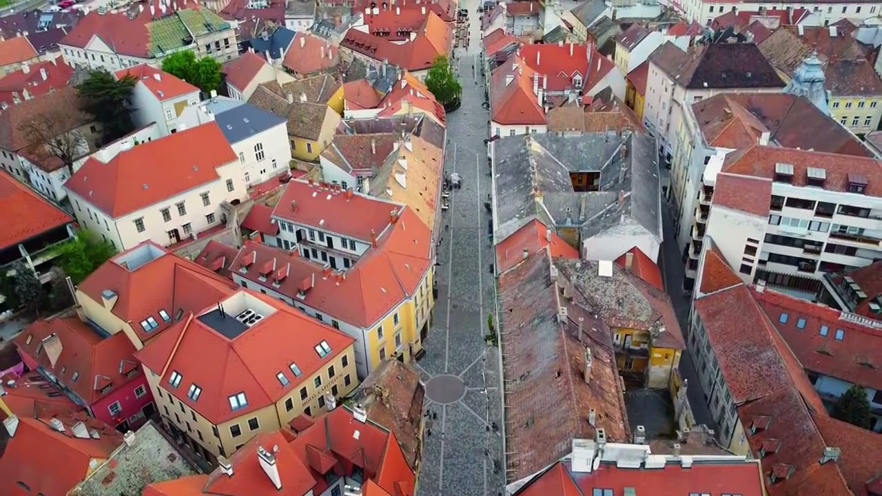 Győr, Hungary from Above - Spectacular Drone Footage in 4K