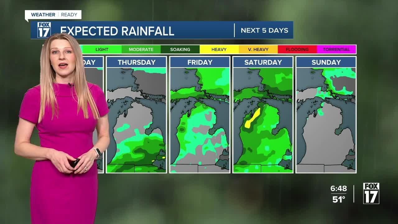 Wednesday Late PM Forecast: Rain chances increasing