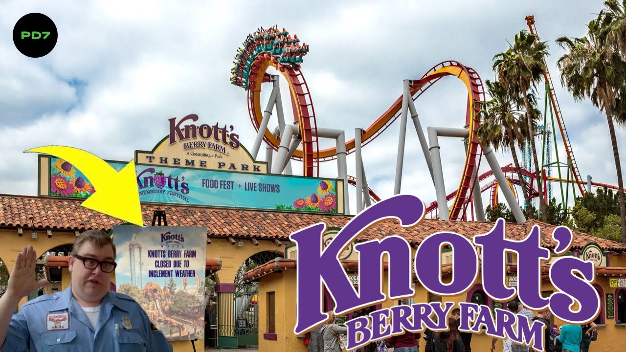 Извините, народ, парки закрыты, экскурсия в отель Knotts Berry Farm + дождливый день в парке