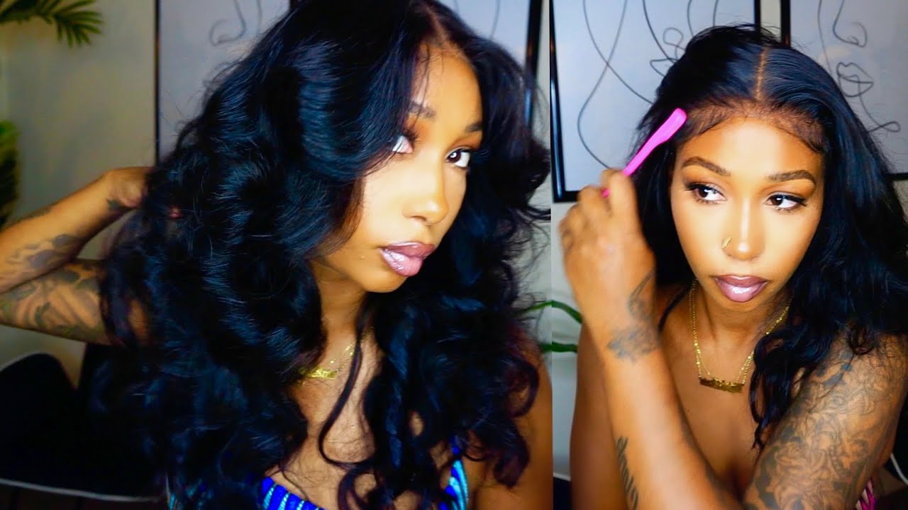 Quick Glueless Body Wave Lace Closure Wig , beginner friendly Ft. Julia Hair