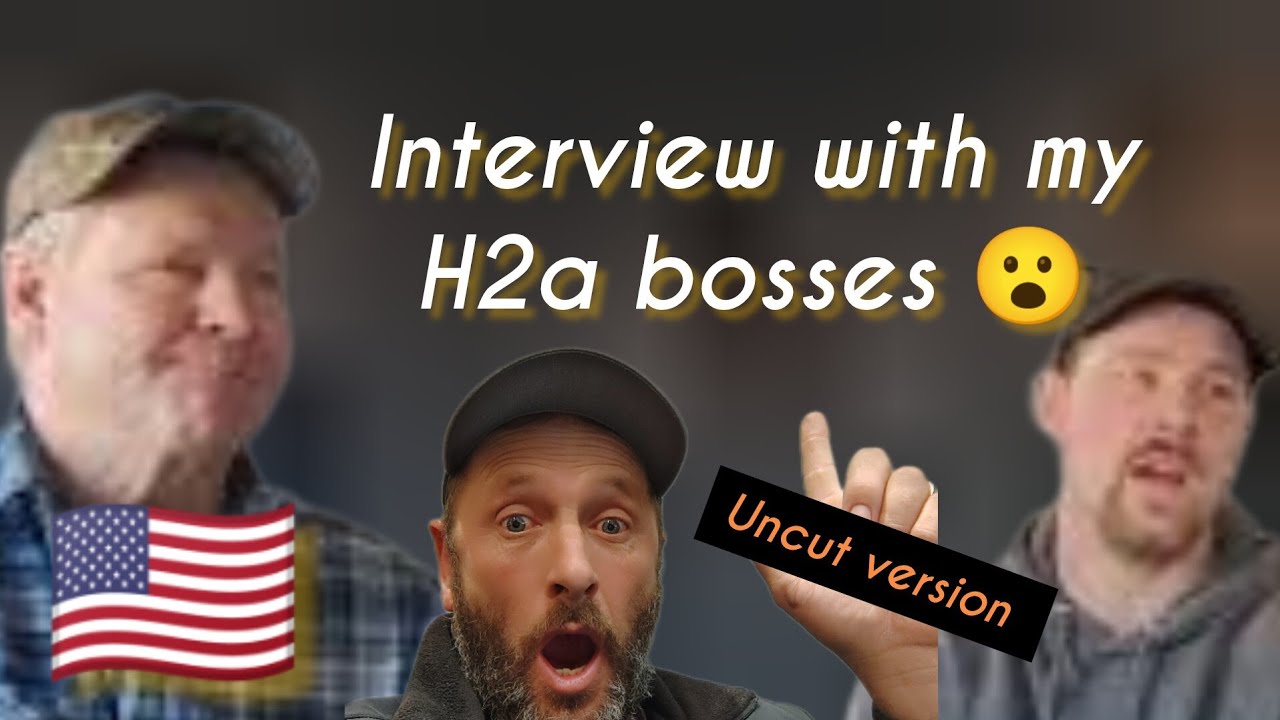 Full Interview - South African farm worker in America interviewed his farmer about the H2A visa