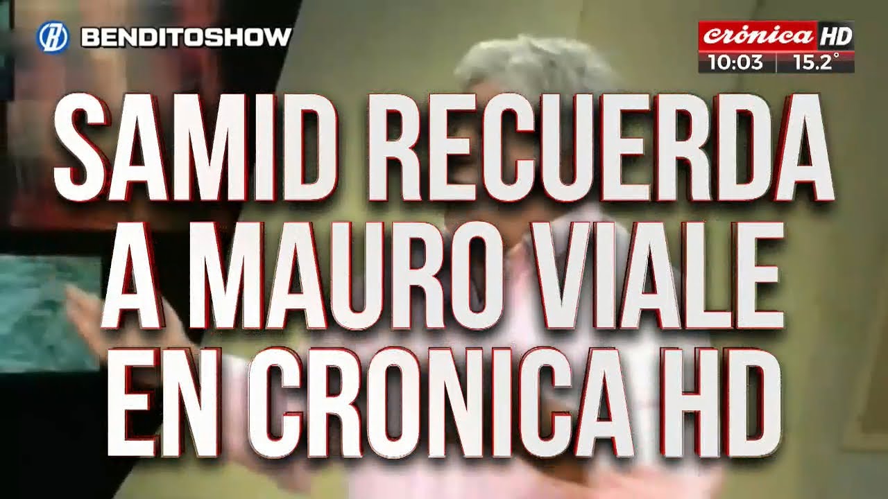 Alberto Samid recuerda a Mauro Viale en Crónica HD