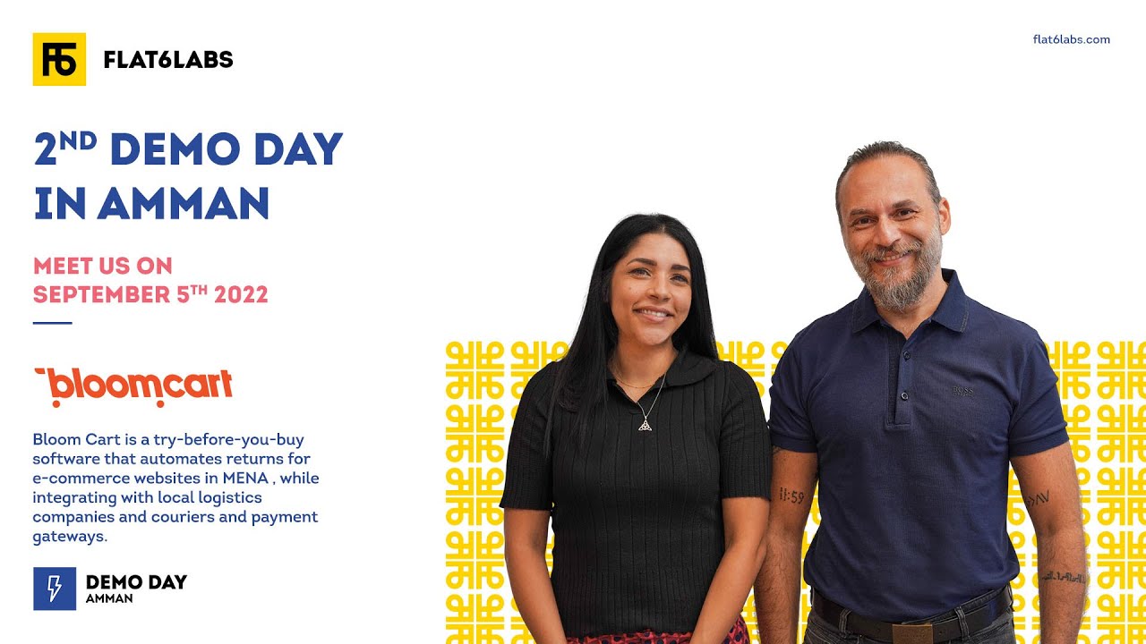 Bloom Cart Pitch | Flat6Labs Second Demo Day in Amman | #F6LDemoDay