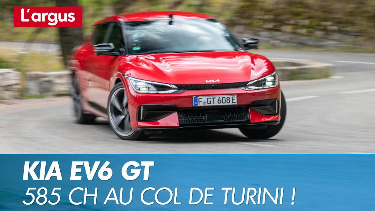 Kia EV6 GT : 585 ch sur route fermée ! (col de Turini)
