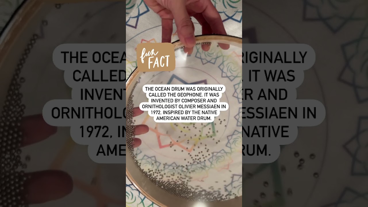 Who’s older than the ocean drum? I am 🙋🏻‍♀️