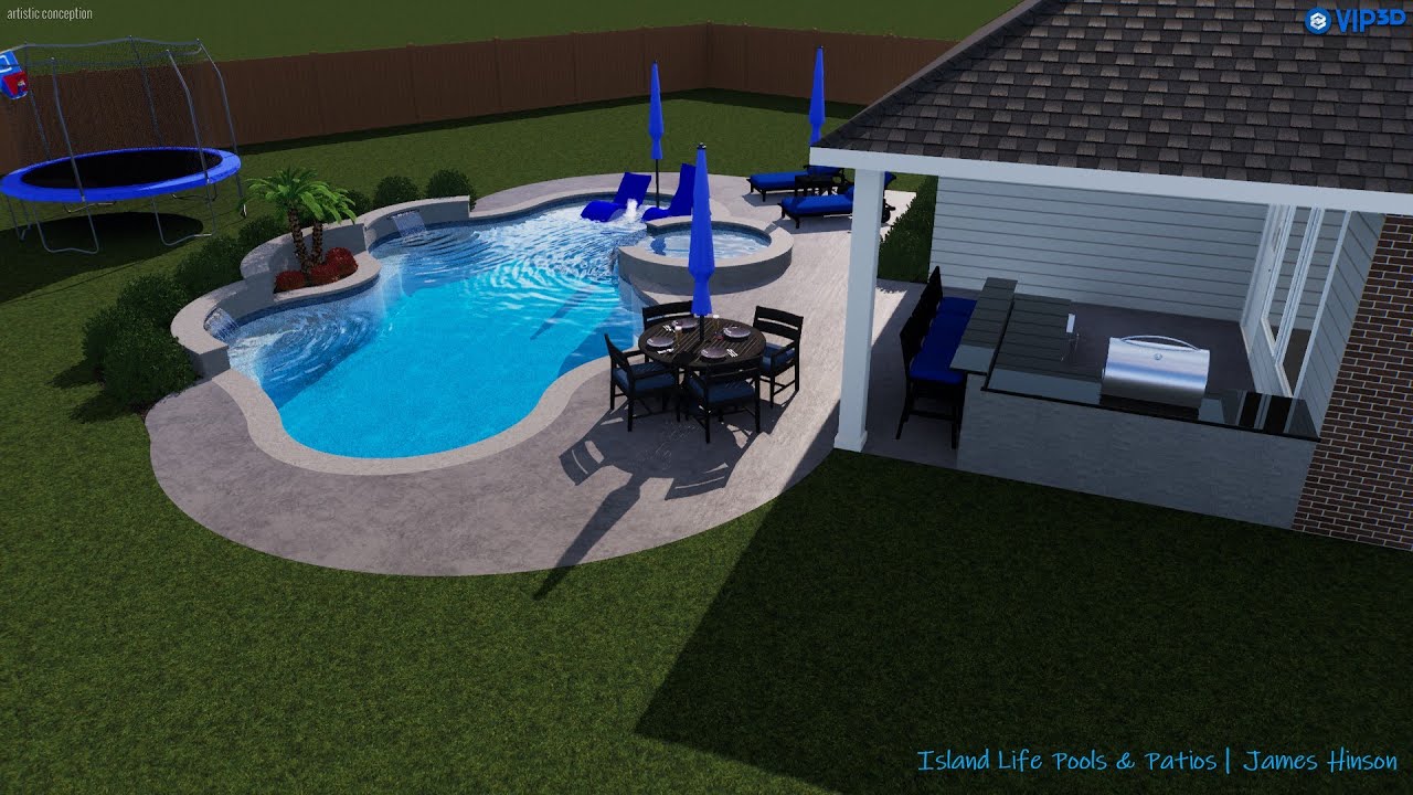 The Wilson Family - Island Life Pools & Patios - James Hinson