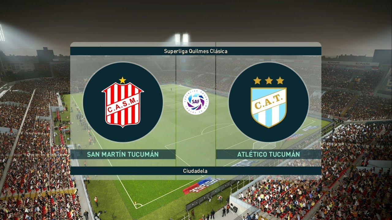 PES 2019 - ¡Clásico tucumano! San Martín vs. Atlético Tucumán