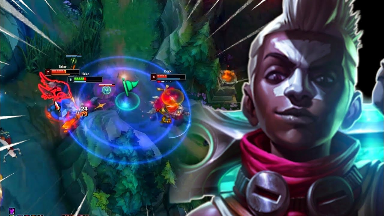 This is how you snowball as Ekko (22 kills)