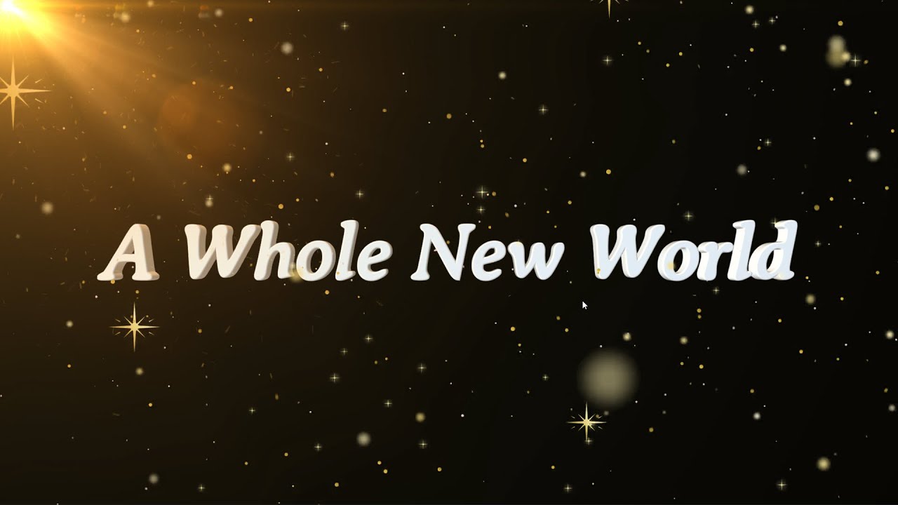 A Whole New World by Peabo Bryson and Regina Belle with lyrics