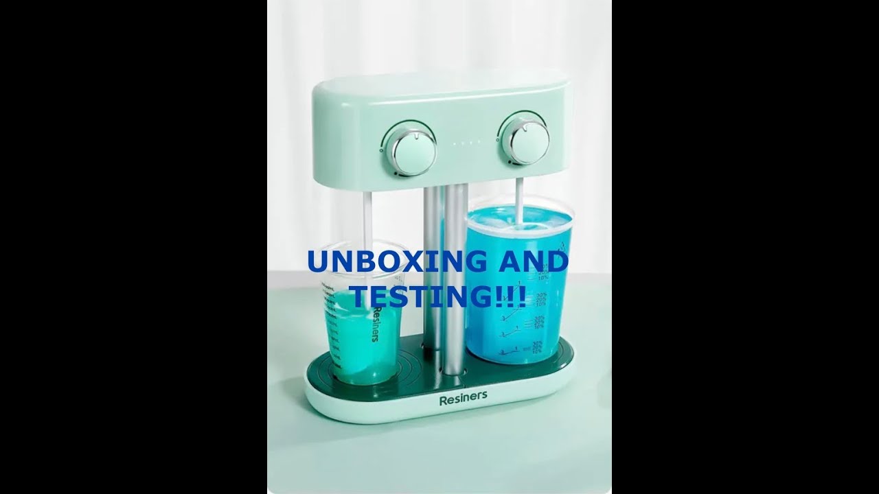 #35 UNBOXING AND TESTING RESINER RESIN MIXER