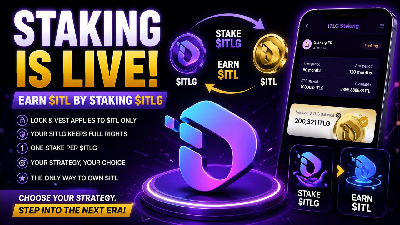 🚀 InterLink Staking LIVE! Earn $ITL by Staking $ITLG | Don't Miss This Opportunity!! #interlink