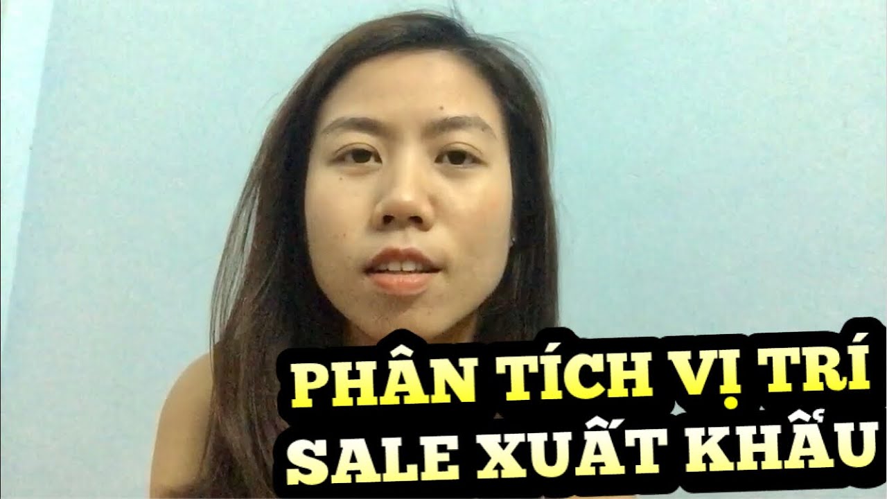 PHÂN TÍCH VỊ TRÍ SALE XUẤT NHẬP KHẨU VÀ CHỨNG TỪ Ở DOANH NGHIỆP XUẤT NHẬP KHẨU - PART 1