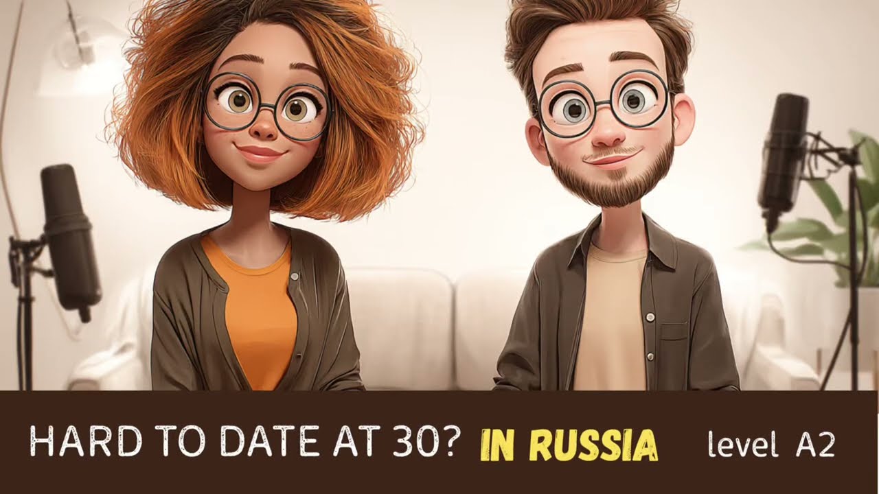 Learn Russian – Dating in Russia at 30 | Slow Russian Podcast (A2 Listening, comprehension Practice)