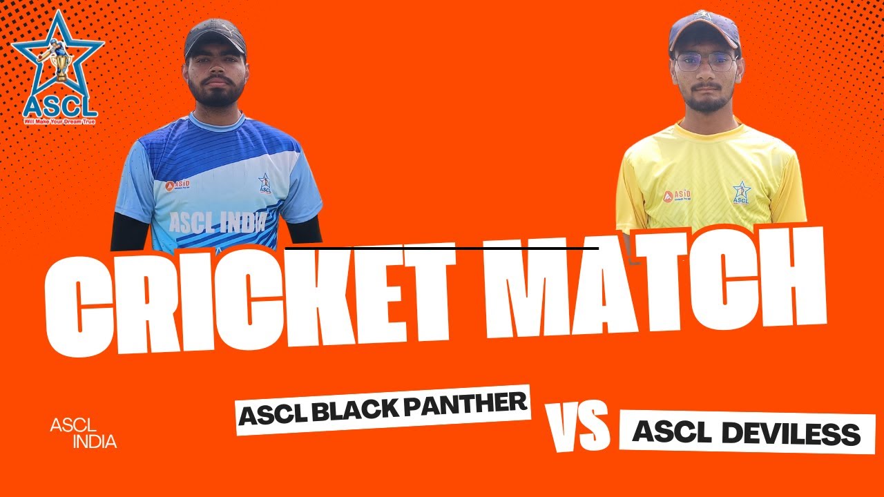 Live Match | Ascl Black Panther U-19 vs Ascl Deviless U-19 Match-1 @youlivesports  @asclindia​
