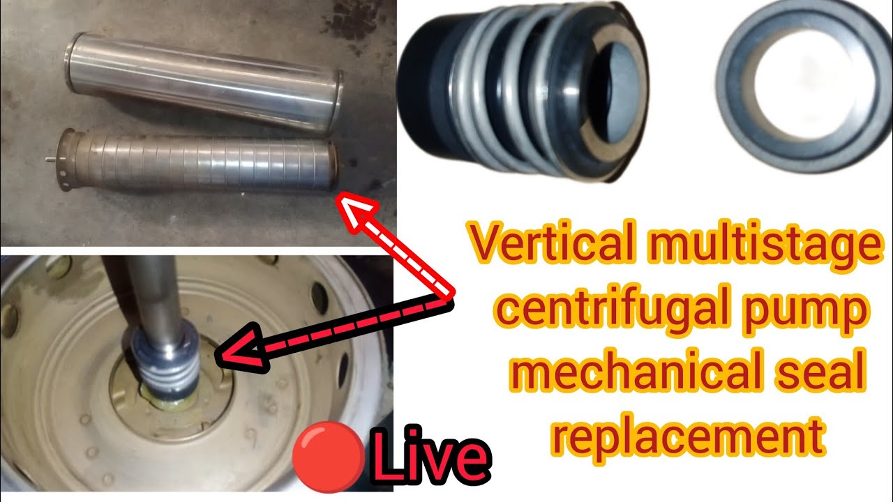 multistage centrifugal pump mechanical seal replacement || centrifugal pump mechanical seal