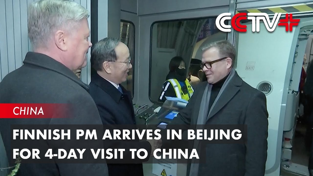 Finnish PM Arrives in Beijing for 4-Day Visit to China