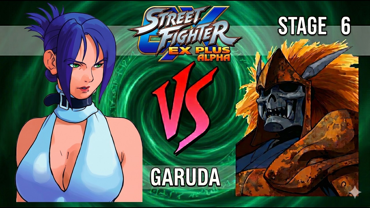 Blair Dame VS True Garuda-Street Fighter EX Plus Alpha [HQ]
