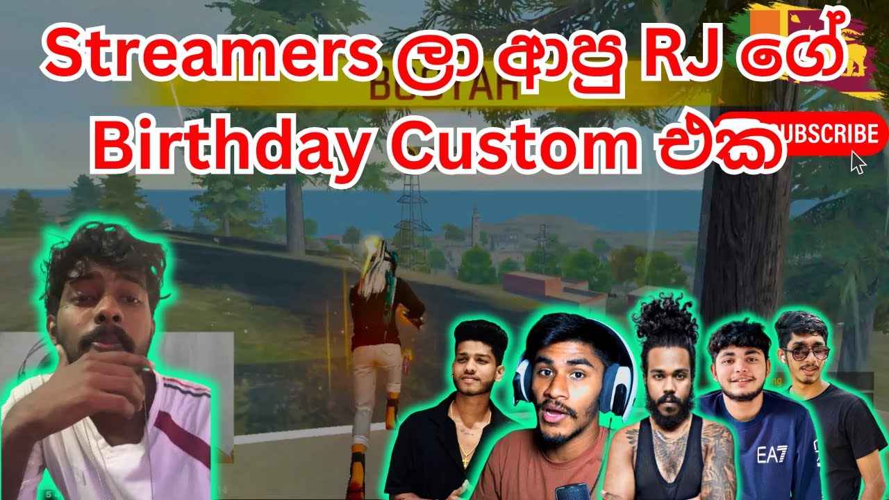Streamers ලා ආපු RJ ගේ Birthday Custom එක