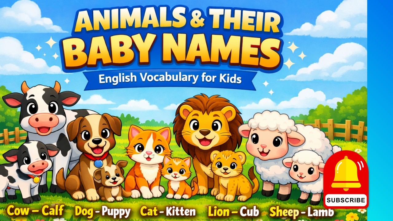 Animals and Their Babies | Fun Learning for Children