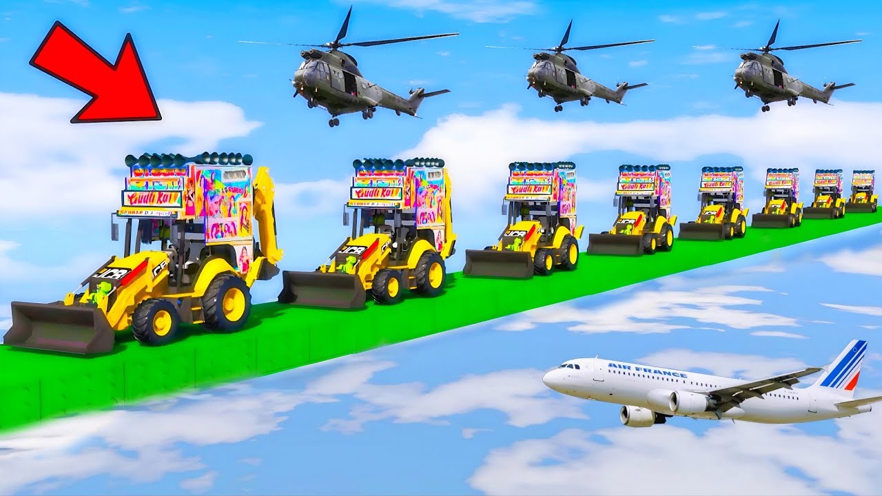 World's Highest 😫 दुनिया का सबसे ऊंचा !! Super Mega Ramp Challenge 😱😱 !! Indian 6 Top DJ !! GTA-5 