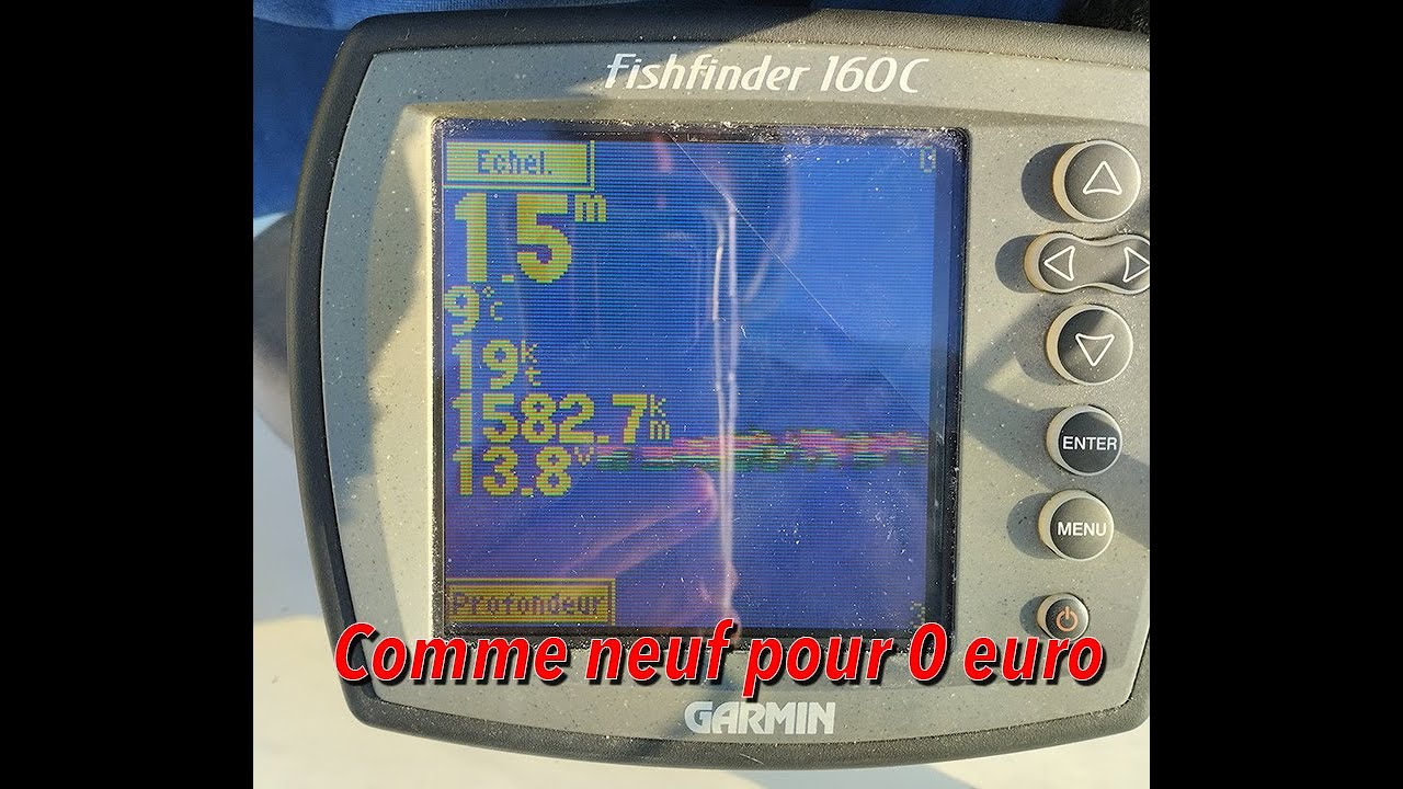 renovation ecran LCD sondeur garmin fish finder