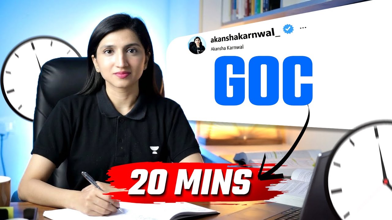 ⚡️GOC in One Shot in 20 Minutes #neet2026 #akanshakarnwal