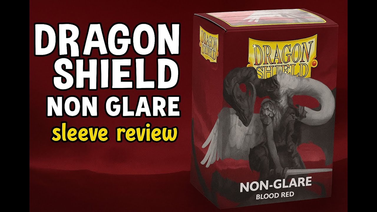 Dragon Shield Non Glare Sleeve Review and Comparison