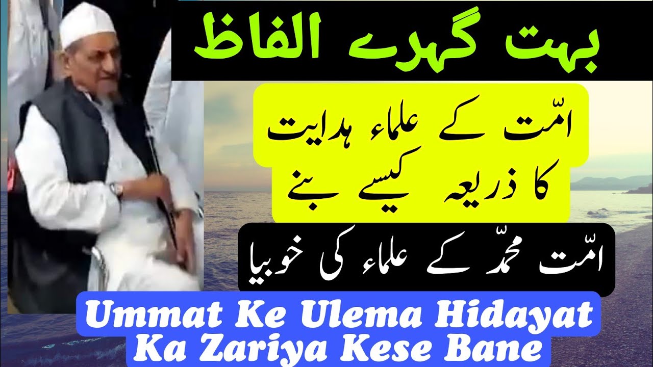 Maulana Ibrahim Sahab Dewla Gehari Baat | Ummat Ke Ulema Hidayat Ka Zariya Bane