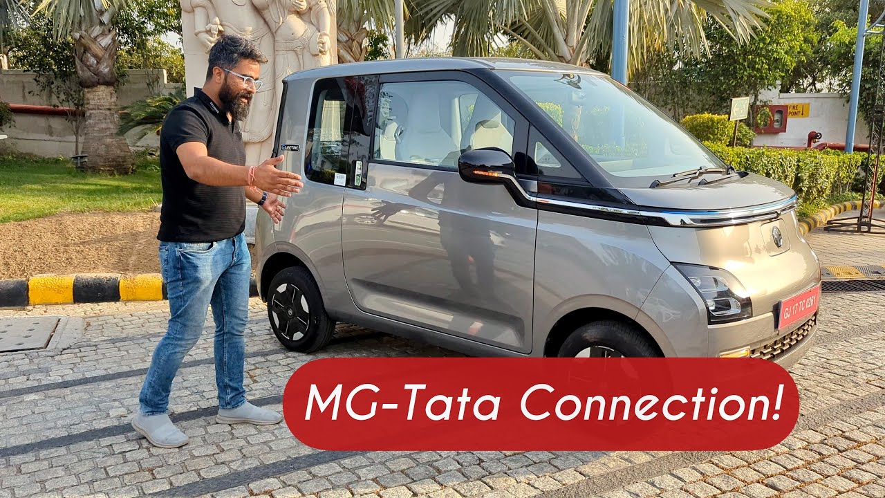 MG Electric Car Comet With Tata's Battery? | First Look | AutoYogi