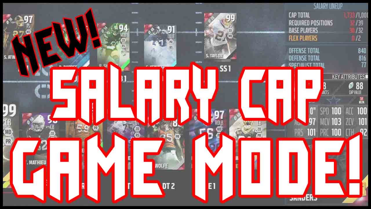 NEW SALARY CAP GAME MODE!! - Madden 16 Salary Cap | MUT 16 XB1 Gameplay