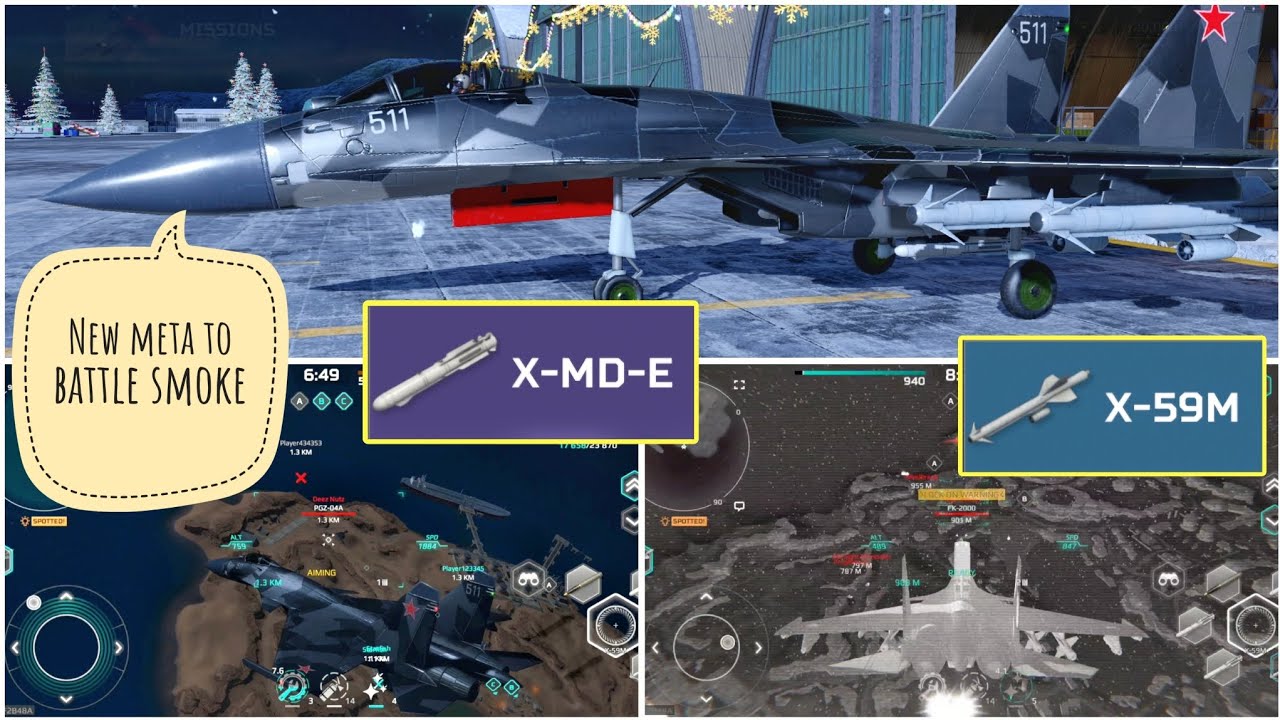 MWT Tank Battles Su37 Terminator is New affordable meta with full X-MD-E X59 to snipe behind smoke