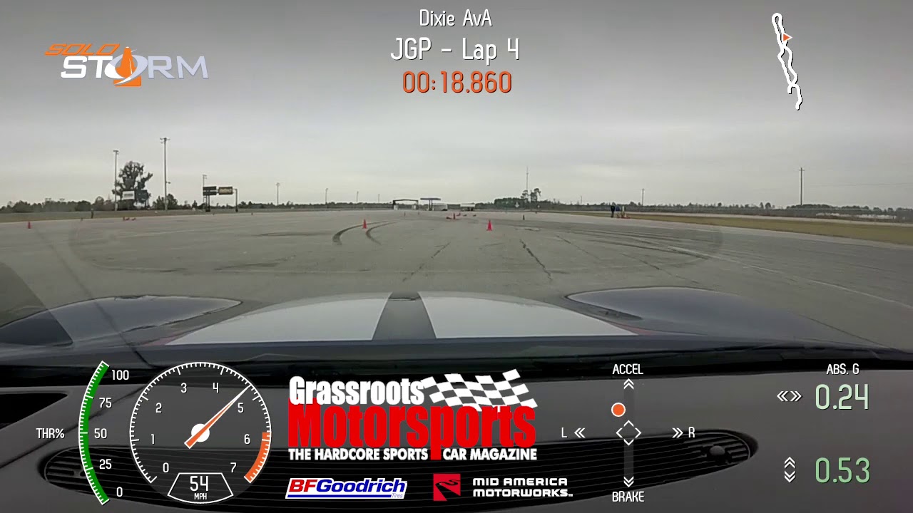 C5 Corvette Fast Autocross Run