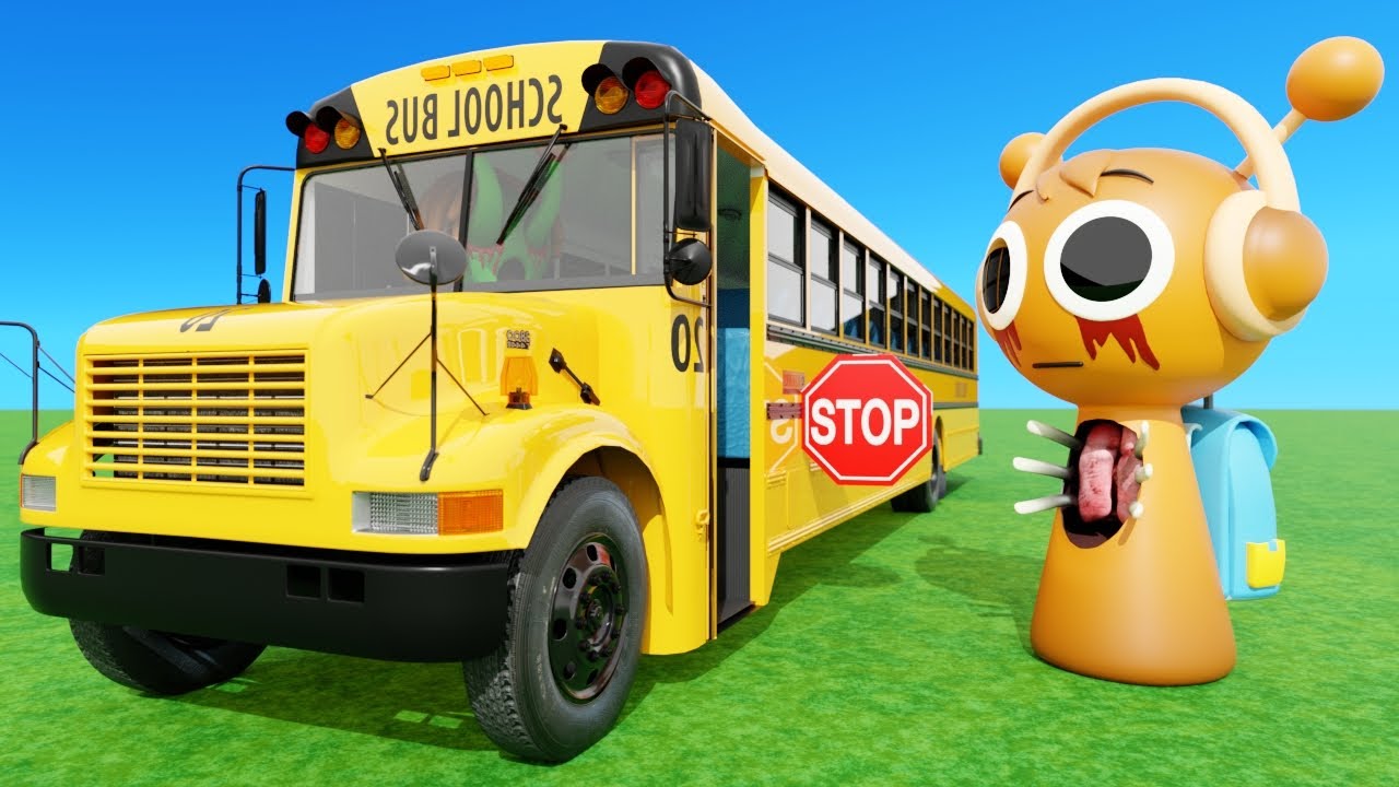 Sprunki Incredibox school bus!