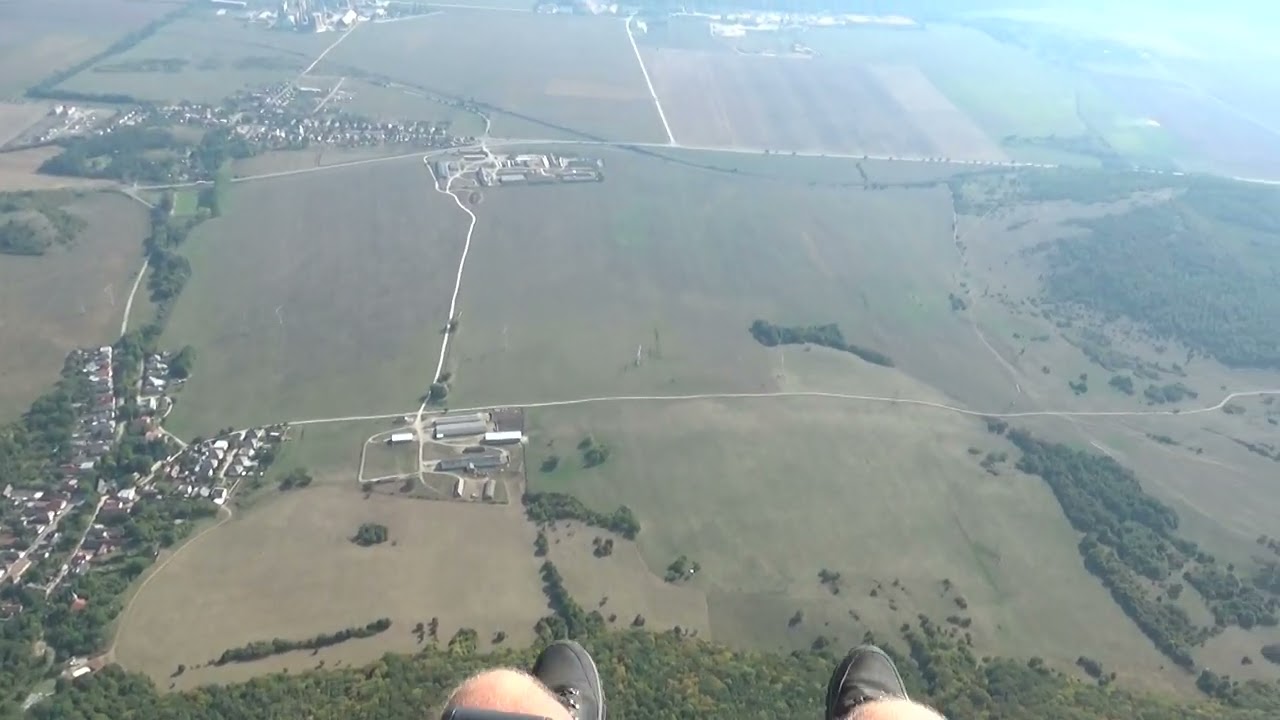Paragliding Rebro-Drienovec  19.9.18(v silnom vetre, priestorom, rekordne rychlo do Drienovca)
