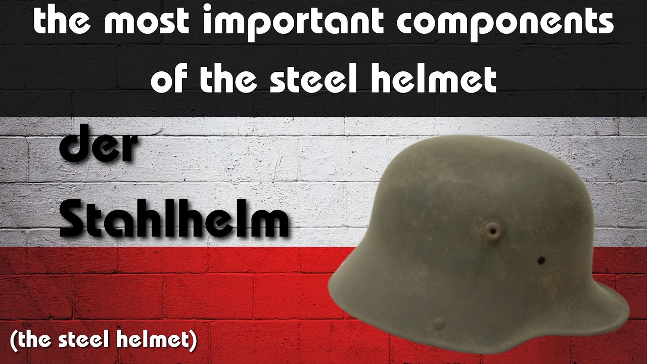 How to say in perfect german pronunciation: the most important components of the Stahlhelm