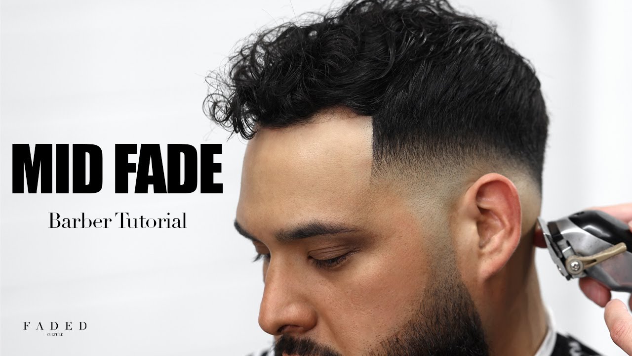 САМЫЙ ПРОСТОЙ способ сделать идеальный MID FADE, урок парикмахера