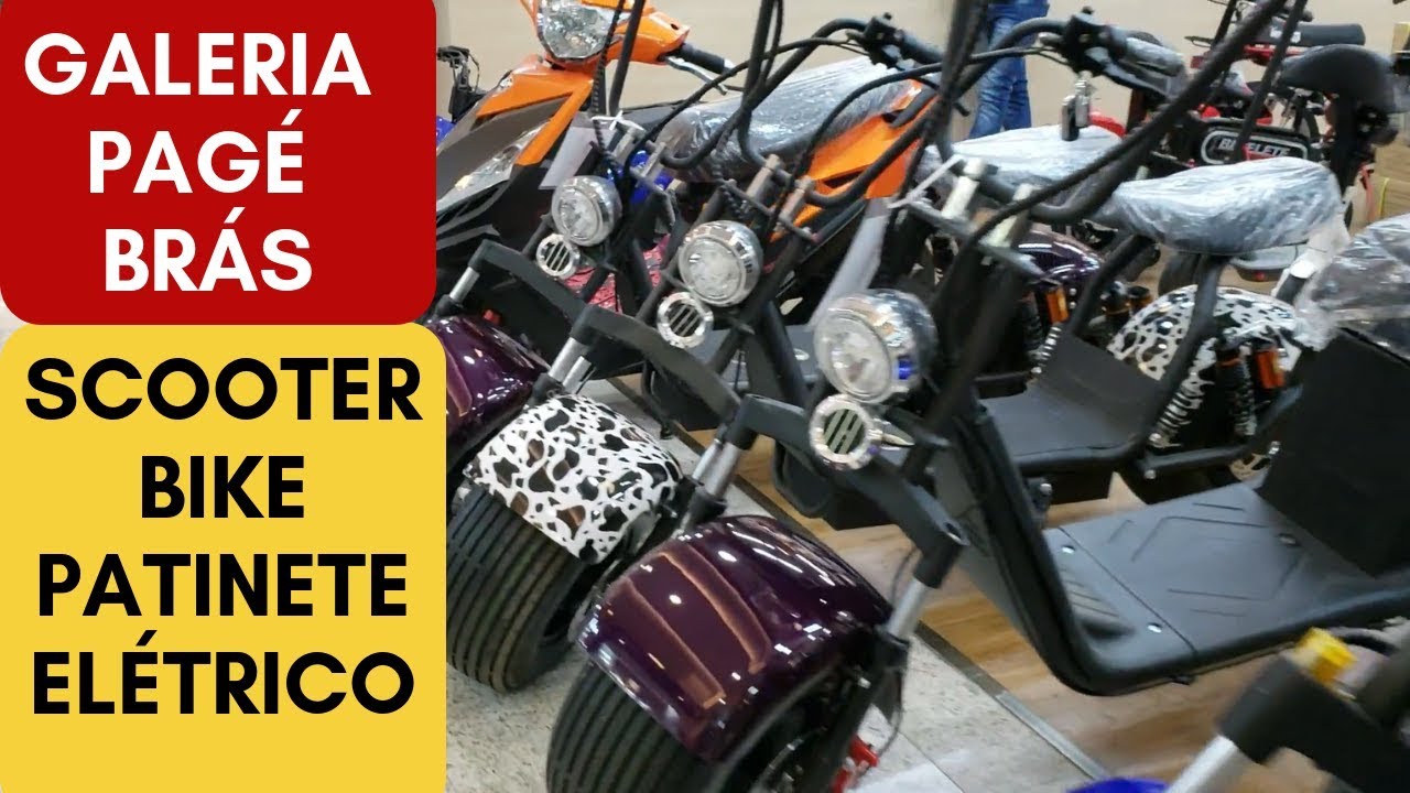 GALERIA PAGÉ BRÁS. SCOOTER, BIKE, E HOVERBOARD E PATINETE ELÉTRICOS