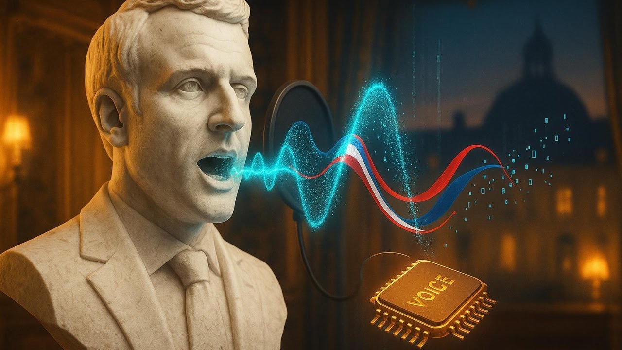 J'ai fait une IA vocal de Emmanuel Macron, voici les r&eacute;sultats.