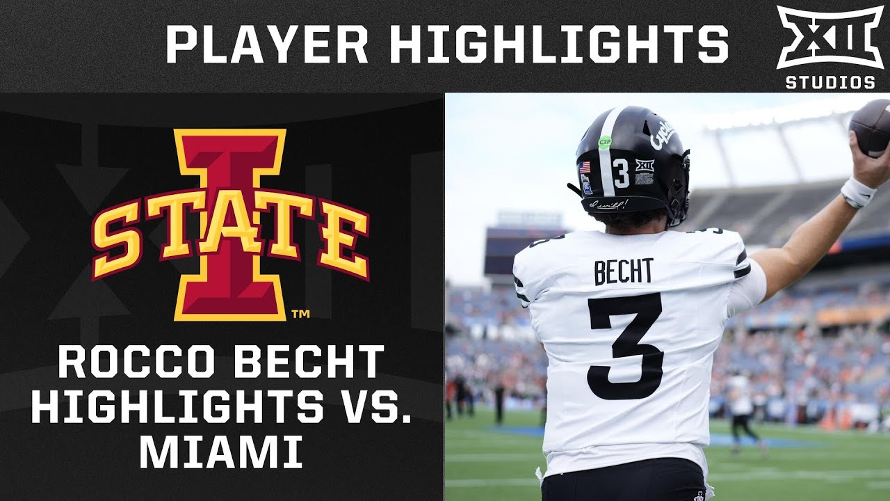 Rocco Becht Highlights vs. Miami | 2024 Pop-Tarts Bowl
